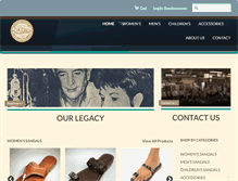 Tablet Screenshot of kinosandals.com